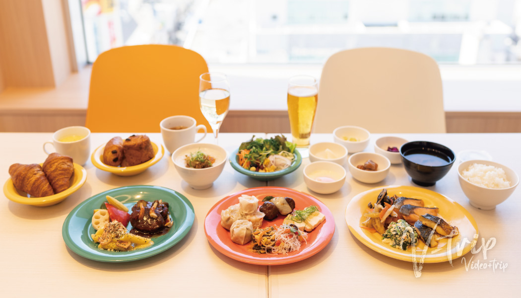 イビススタイルズ大阪難波の人気の展望レストラン｢OSAKA KITCHEN｣コンセプトは｢朝中華｣朝食から充実の中華&和洋メニューのオススメ朝食！