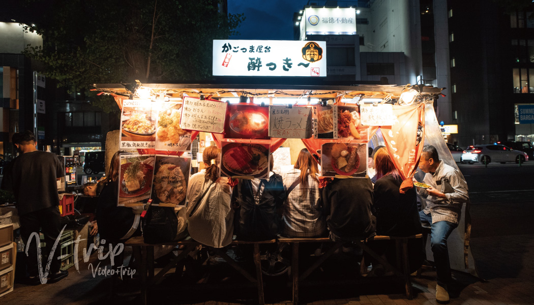 【密着動画取材】鹿児島出身店主が博多で開業！黒豚や桜島鶏を使った屋台メシで賑わう屋台！博多でかごっま屋台酔っきー