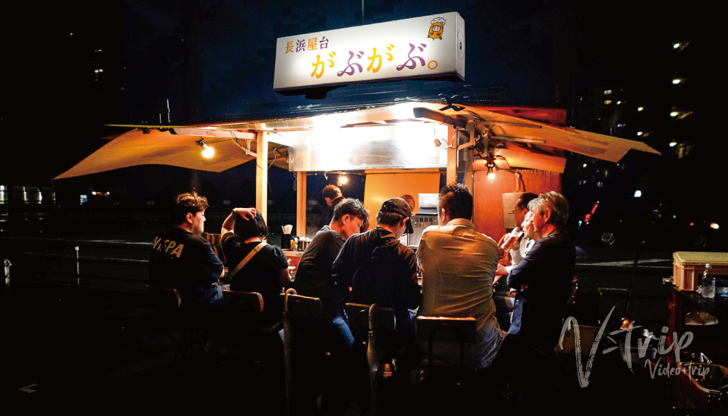 福岡･長浜 2025年 倍率10倍以上の屋台公募に合格し新たに開業した女性オーナーの屋台！長浜屋台がぶがぶ｡